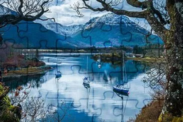 פאזל של LOch Leven Highlands Ecosse