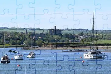 Warkworth Castle from Amble