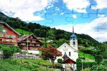 Bauen, Suiza jigsaw puzzle