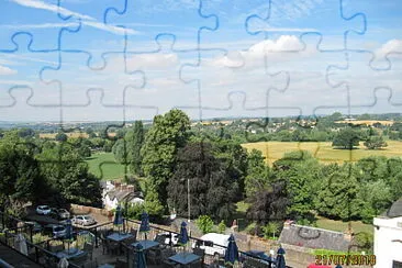 view from Ross on Wye jigsaw puzzle