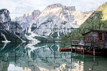 פאזל של Le Lac de Braies Italie