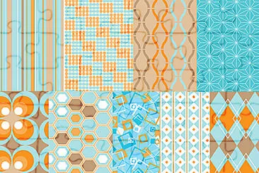 Pattern jigsaw puzzle