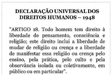 פאזל של Artigo 18 da Declaração Universal dos Direitos Hum