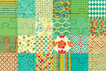 Pattern jigsaw puzzle