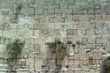 the Western Wall, Jerusalem jigsaw puzzle