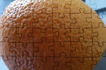 orange jigsaw puzzle