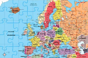 Mapa de Europa jigsaw puzzle