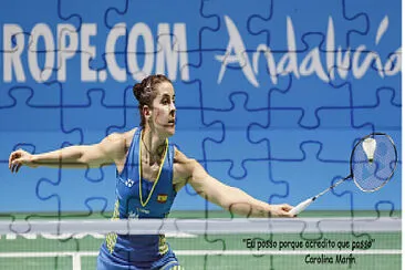 Badminton jigsaw puzzle