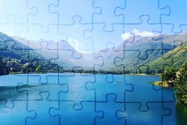 Lac de Loudenvielle jigsaw puzzle