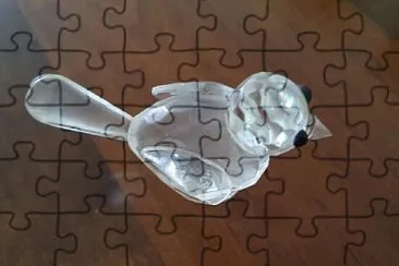 Crystal bird jigsaw puzzle