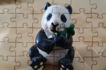 Panda bear jigsaw puzzle