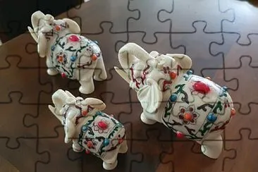 פאזל של elephants