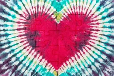 Tie-dye Heart