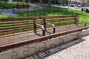 פאזל של Two benches