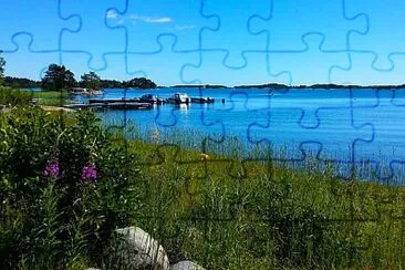 פאזל של Archipelago Shore with Boats, Sweden