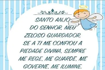 Oração Santo Anjo