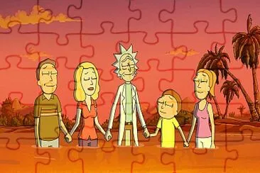 rick   morty jigsaw puzzle