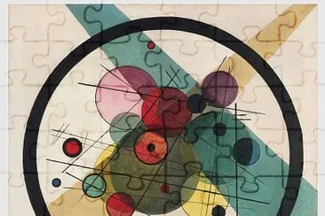 kandinsky circles jigsaw puzzle