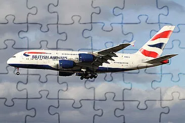 A380 DA BRITISH jigsaw puzzle