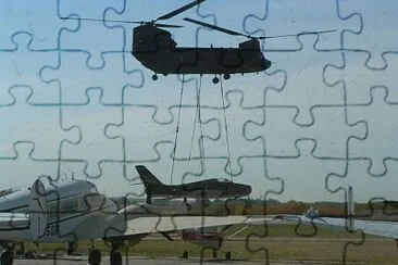 F84 setting down jigsaw puzzle