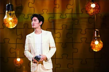 Chinese actor Xiao Zhan jigsaw puzzle