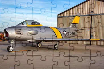 North American F-86F Sabre jigsaw puzzle