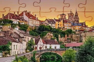 Semur-en-Auxois(Francia) jigsaw puzzle