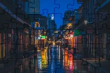 New Orleans Night Scene