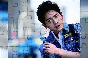 Chinese actor Zhang ZheHan jigsaw puzzle