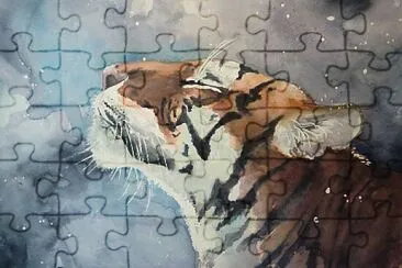 Tiger jigsaw puzzle