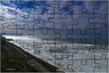 la Côte des Basques Biarritz jigsaw puzzle