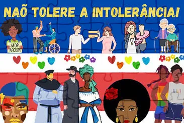 פאזל של NÃO TOLERE A INTOLERÂNCIA