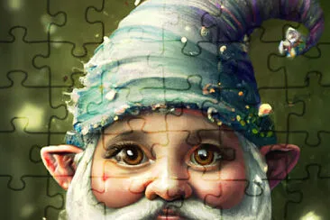 Mr Gnome (Digital Art Created by Me) jigsaw puzzle