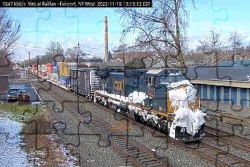 CSX-7217 impersonating a CSX Snowplow jigsaw puzzle