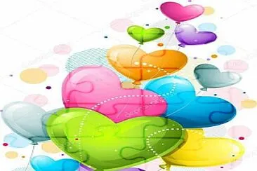 corazones de colores jigsaw puzzle