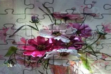 bouquet anémones jigsaw puzzle