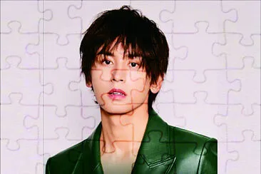 Chinese actor Zhang ZheHan jigsaw puzzle