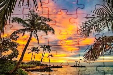 Sunset-Hawaii jigsaw puzzle