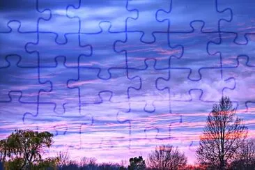 Clouds reflected jigsaw puzzle