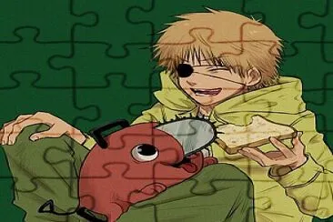 Pochita e Denji jigsaw puzzle