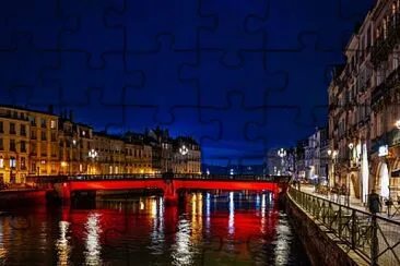 Bayonne by night jigsaw puzzle