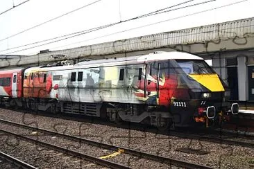 Class 91  'For the Fallen ' Peterborough jigsaw puzzle