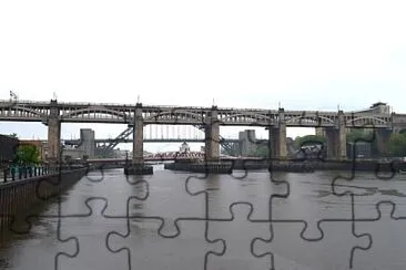 Newcastle Bridges over the Tyne jigsaw puzzle