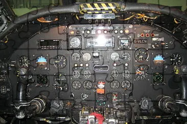 פאזל של Avro Vulcan Flight Deck