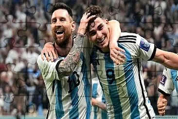 Messi and Alvarez