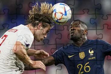 Denmark France match jigsaw puzzle