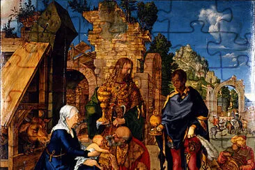 פאזל של Durer Adoration of the Magi