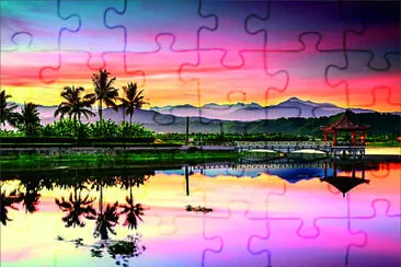 Chinese scenery jigsaw puzzle