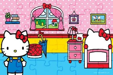 Hello Kitty jigsaw puzzle