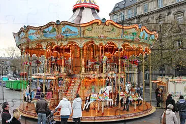 Carousel jigsaw puzzle